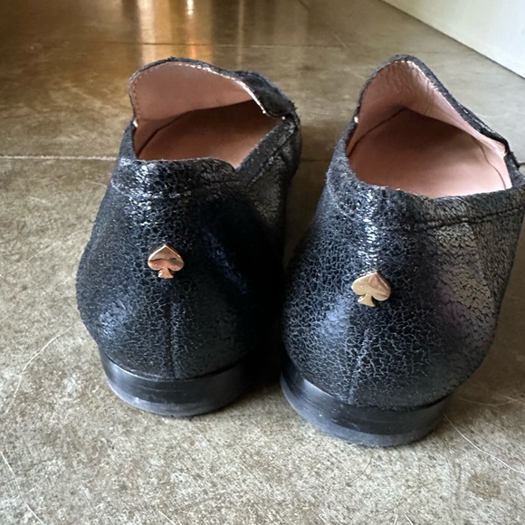 Kate Spade Carima Moccasin Loafer in Shimmer Black- Size 8.5 - Picture 4 of 5